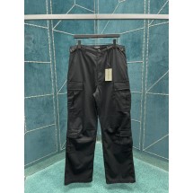 발렌시아가 블랙 코튼 루즈 팬츠  (해외배송)