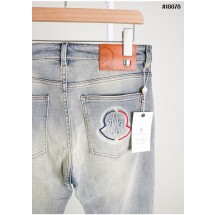 몽클레어 모티프 포켓 자수 로고 워싱 슬림핏 데님 팬츠 (국내배송)