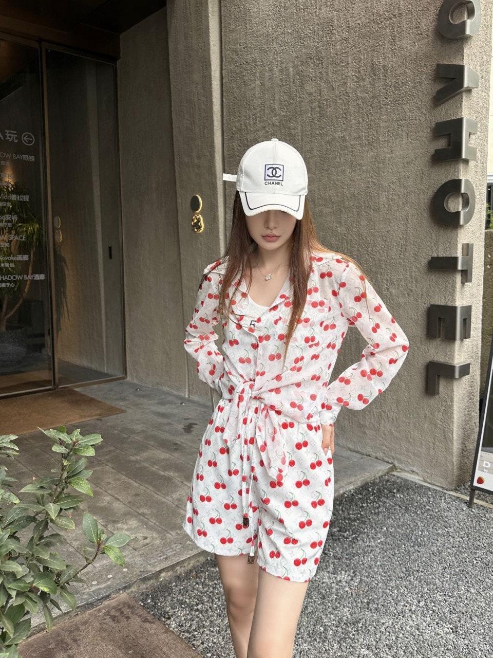루이비통 체리 프린트 셔츠 2컬러 (해외배송)