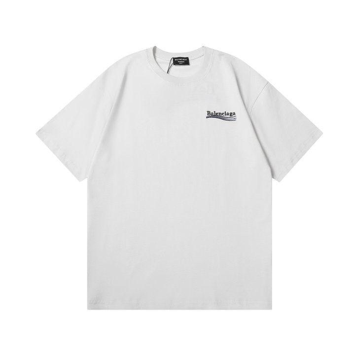 발렌시아가 2305 웨이브 자수 로* 반팔 (국내배송)