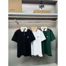 구찌 GC 배색 인터로킹 카라 반팔 (국내배송)