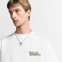 디올 DIOR AND KAWS 뱀 자수 반팔 (국내배송)