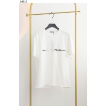 프라다 심플로고 화이트 반팔 (국내배송)