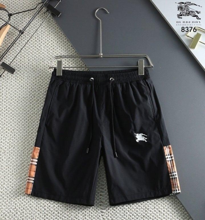 버버리 BURBERRY 체크라인 자수 포인트 반바지 (국내배송)