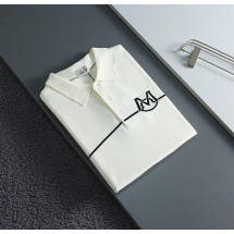 몽클레어 믹스로고 쿨링 니트 카라티 (국내배송)