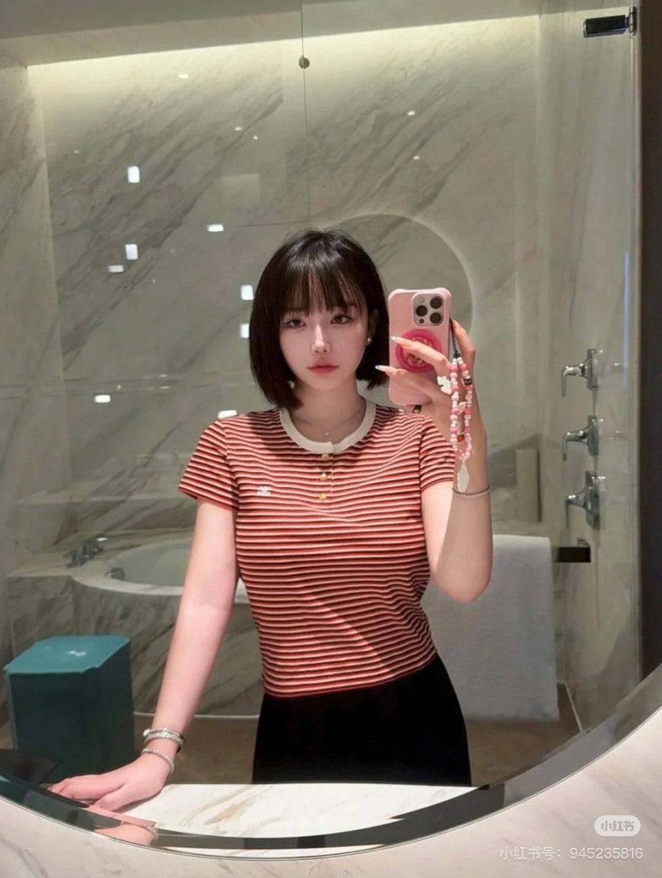 셀린느 스트라이프 반팔 (해외배송)