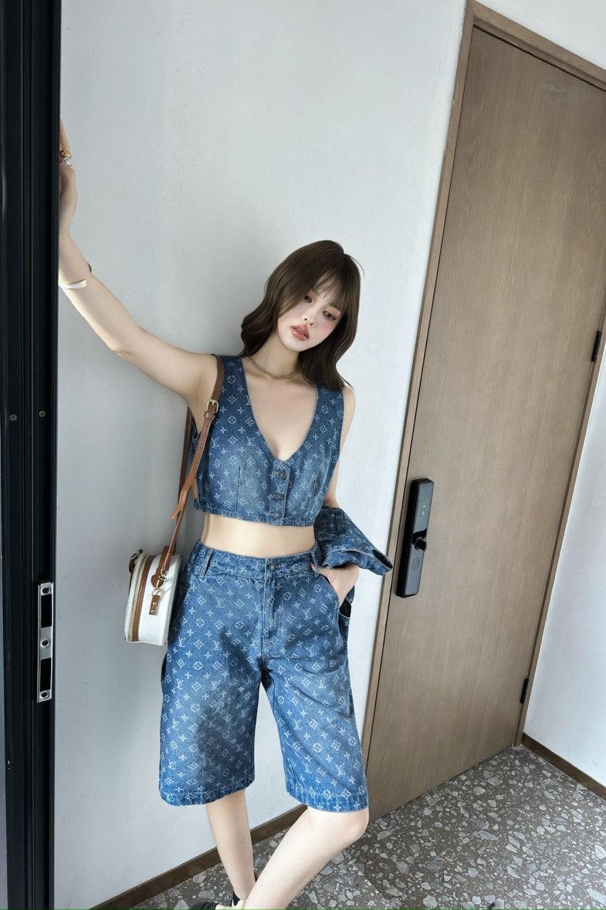 루이비통 데님 베스트 (해외배송)