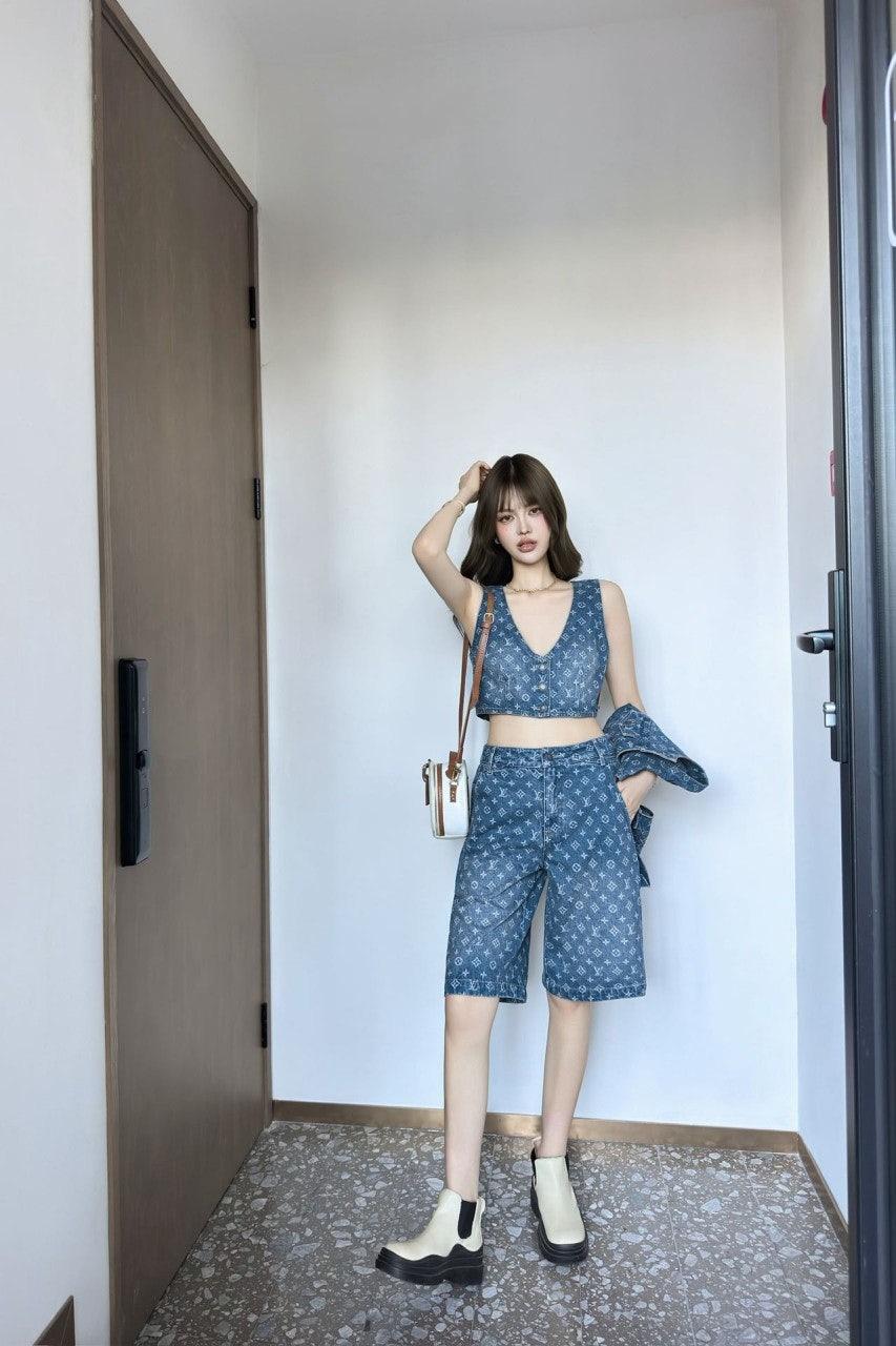 루이비통 데님 반바지 (해외배송)