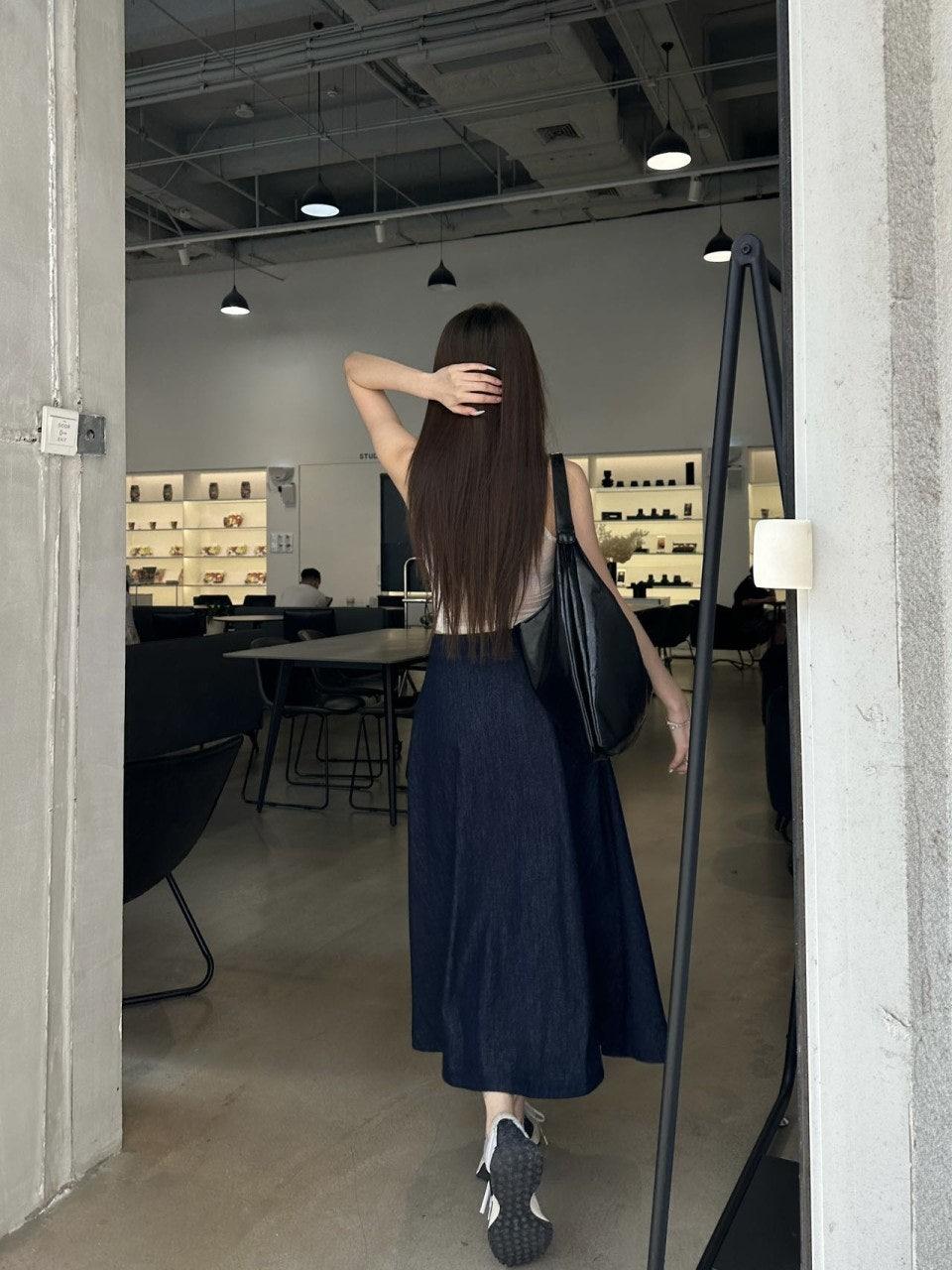 디올  데님 스커트 (해외배송)