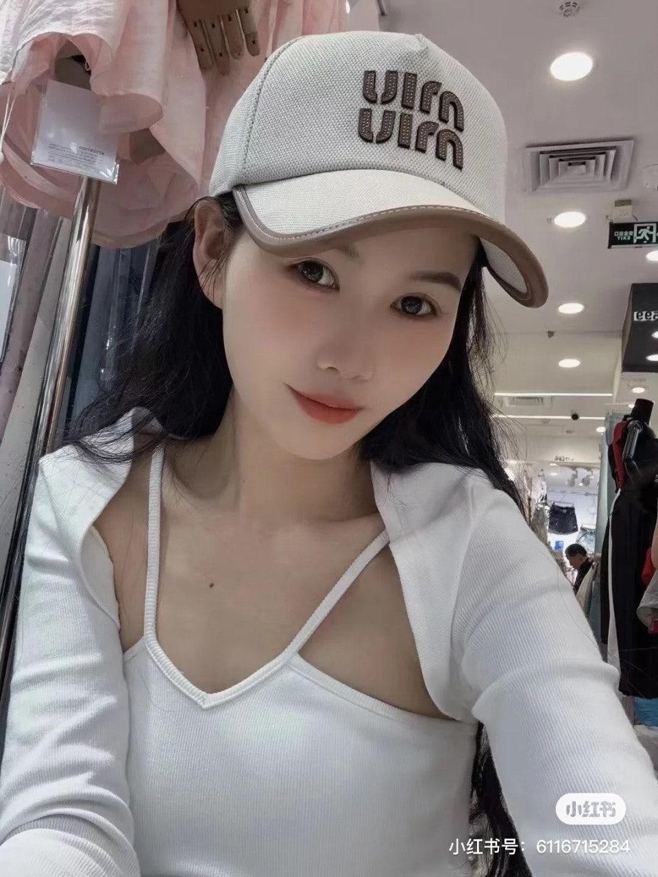 미우미우 로고 야구 모자 (해외배송)