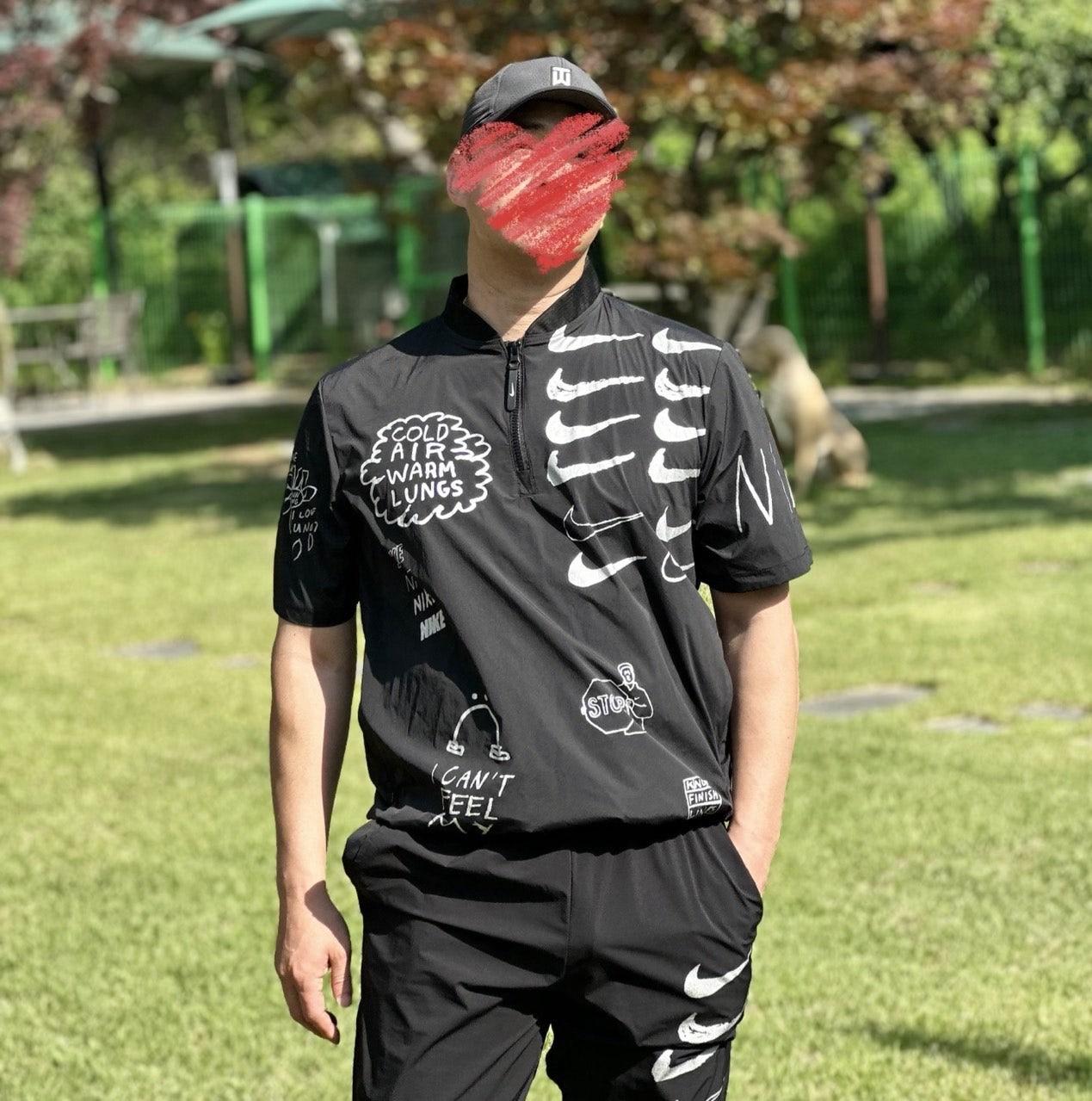 나이키 스우시 하프집업 우븐 트레이닝셋 (국내배송)