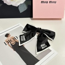 미우미우 리본 빈티지 헤어핀 (해외배송)