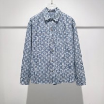디올 자카드 워싱 데님 셔츠 재킷 (해외배송)