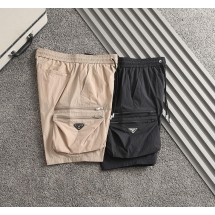 프라다 신상 포켓 삼각와펜로고 하프팬츠 (국내배송)