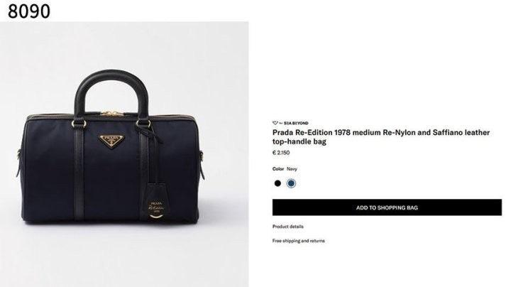프라다 Prada Re-Edition 1978 medium top-handle bag  (국내배송)