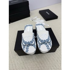 샤넬 캔버스 슬리퍼 (해외배송)