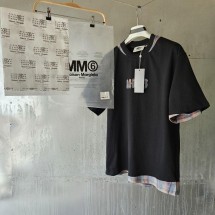 메종마르지엘라 덧댐 라운드 티셔츠 (국내배송)