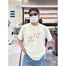 루이비통 LV 리본 자수 울 반팔 (해외배송)