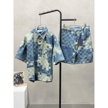 루이비통 캐주얼 반팔 셔츠 세트  (해외배송)