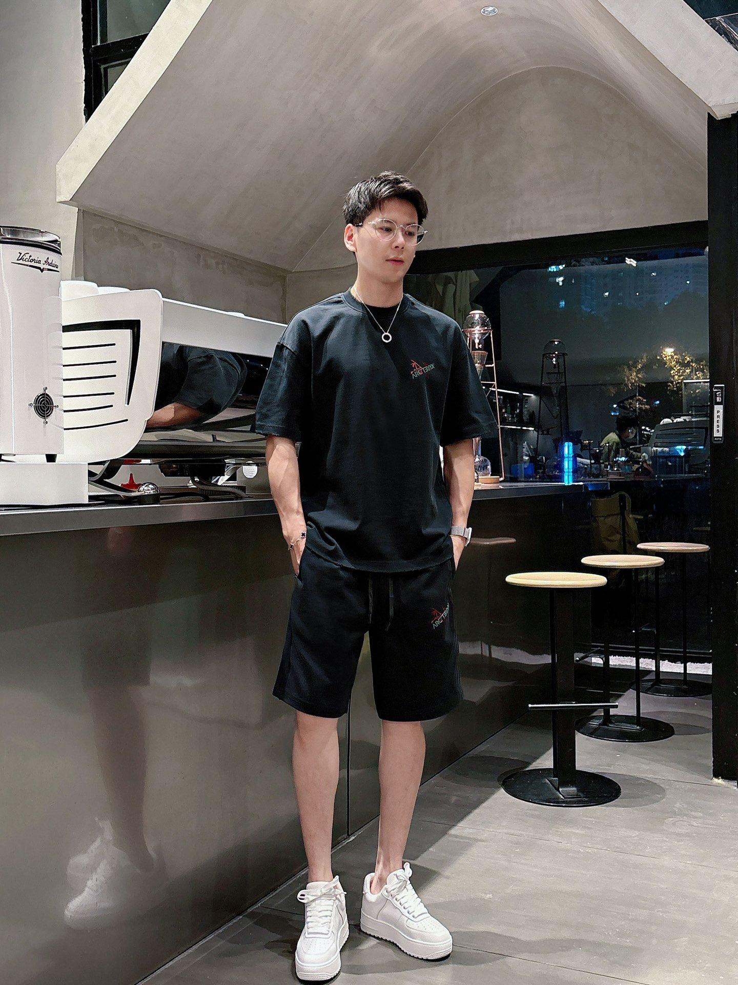 아크테릭스 반팔 반바지 세트  (해외배송)