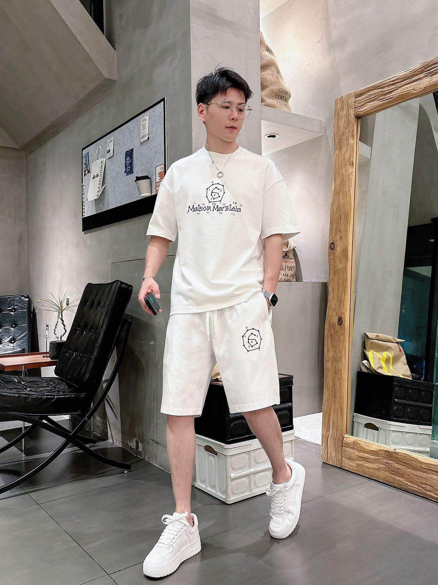 메종마르지엘라 반팔 반바지 세트  (해외배송)
