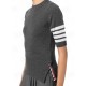 톰브라운 THOM BROWNE 여성 메리노 울 저지 4바 티 (국내배송)