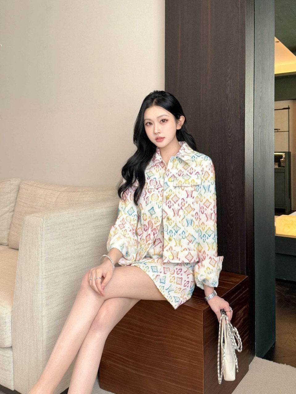 루이비통 로고 데님 재킷 (해외배송)