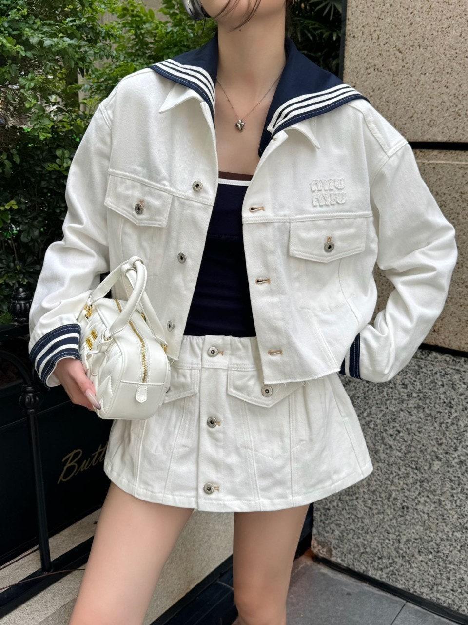 미우미우 데님 재킷 2컬러 (해외배송)