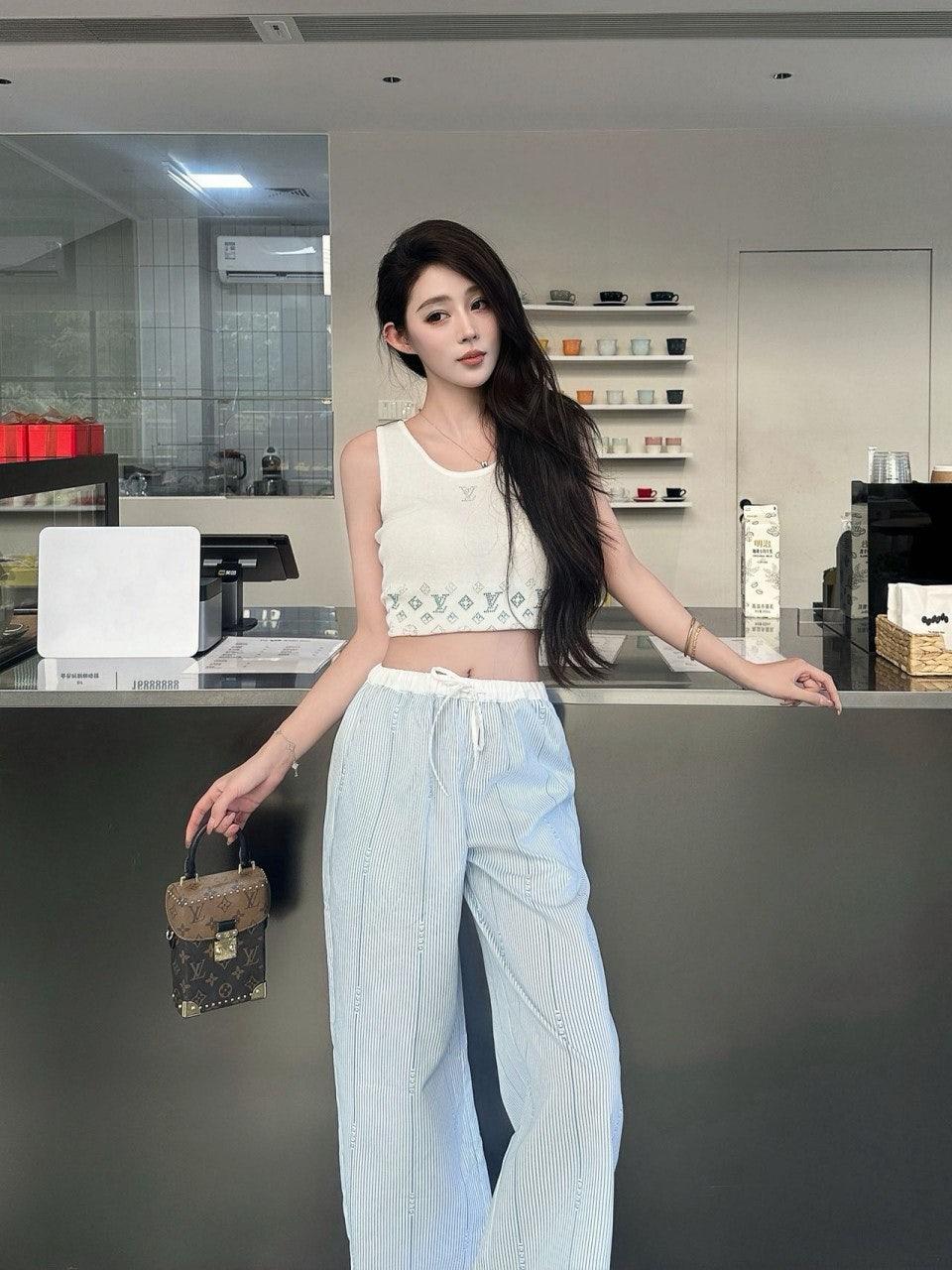 구찌 스트라이프 캐주얼 팬츠 2컬러 (해외배송)