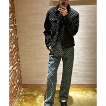 루이비통 SS25 플래드 그라데이션 플록 진 (해외배송)