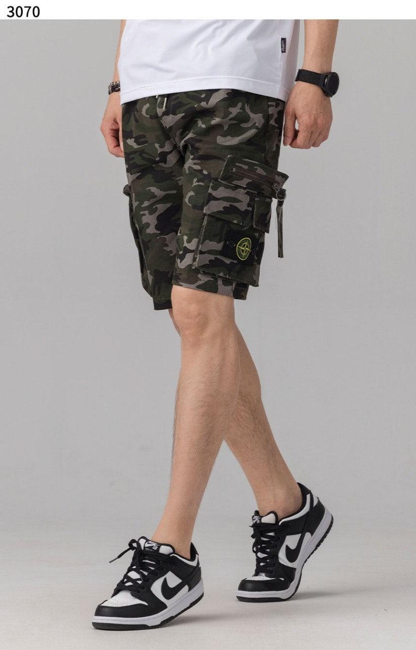 스톤아일랜드 카모 포켓 5부 팬츠 (국내배송)