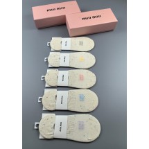 미우미우 양말 5종 세트 (해외배송)