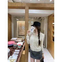 샤넬 25초가을 최신 홀로우 크로셰 니트 가디건 (해외배송)