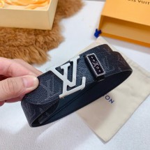 루이비통 스틸 버클 벨트 (해외배송)