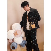 루이비통 LV 레터 자수 그라데이션 팬츠 진 (해외배송)