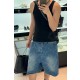 발렌시아가 BLCG 풀 프린트 로고 데님 반바지 (해외배송)