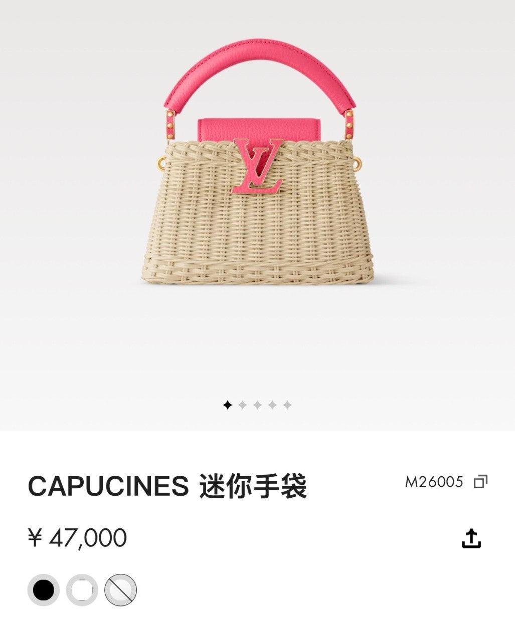 루이비통 카퓌신 미니 핸드백 (정품급 해외배송)