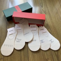브랜드 실버 라벨 여성용 순면 양말 6종 세트 (해외배송)