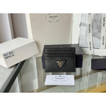 프라다 리치 그레인 소가죽 남성용 카드 홀더 (해외배송)