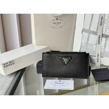 프라다 리치 그레인 소가죽 카드 홀더 (해외배송)