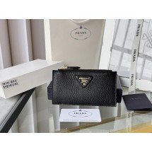 프라다 리치 그레인 소가죽 카드 홀더 (해외배송)