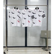 톰브라운 TB 퍼피 자카드 메시 반팔 (해외배송)