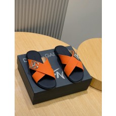 돌체앤가바나 D&G 송아지 가죽 남성용 슬리퍼 (해외배송)