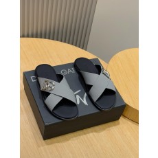 돌체앤가바나 D&G 송아지 가죽 남성용 슬리퍼 (해외배송)