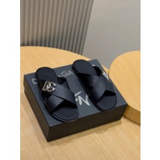 돌체앤가바나 D&G 송아지 가죽 남성용 슬리퍼 (해외배송)