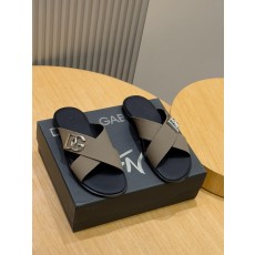 돌체앤가바나 D&G 송아지 가죽 남성용 슬리퍼 (해외배송)