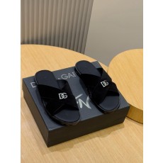 돌체앤가바나 D&G 송아지 가죽 남성용 슬리퍼 (해외배송)