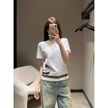 톰브라운 프린트 라운드넥 반팔 (해외배송)