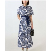 막스마라 카멜리아 프린트 셔츠 원피스 (국내배송)