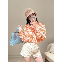 루이비통 25SS 화이트 엠보싱 데님 반바지 (정품급 해외배송)